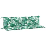 vidaXL Bankauflage 180 x 50 x 7 cm grün 2 St.