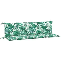 vidaXL Bankauflage 180 x 50 x 7 cm grün 2 St.