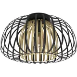 EGLO ENCINITOS 1 E27 rund schwarz-gold