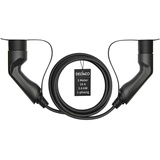 deltaco e-Charge Kabel, Kompatibel mit ID.3, ID.4, Zoe, E-Tron, Model S/3/X/Y, Leaf, 1-phasig 16A 3m