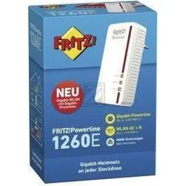 AVM FRITZ!Powerline 1260E 1200 Mbps 1 Adapter 20002789