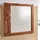FineBuy Flurspiegel Holz Massiv 80x80x3 cm Spiegel Flur Diele Groß