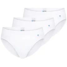 SCHIESSER Rio Slip / Unterhose Long Life Cotton in Weiß | Gr.: L