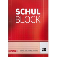 Brunnen Schulblock A4 Lineatur 28 50 Blatt