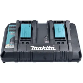 Makita Power Source Kit 18 V Li-Ion 2x 6,0 Ah + DC18RD Doppelladegerät 196933-6 + Makpac