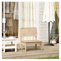 vidaXL Gartenstuhl 60 x 52,5 x 72 cm braun 1 St.