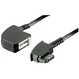 BASETECH Telefon (analog) Verlängerungskabel [1x TAE-F-Stecker