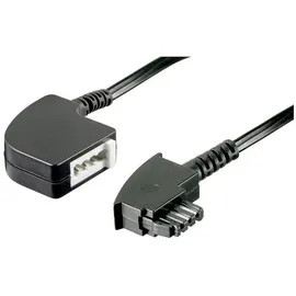 BASETECH Telefon (analog) Verlängerungskabel [1x TAE-F-Stecker