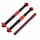 BCBIG Hantelstangen Kurzhantelstange 3er-set,40cm Hantelstange+40cm Pleuelstange+4StückHantel Muttern passend für Hantelscheiben einem Durchmesser von 25mm Hantelgriff-Set mit Gewinde rutschfeste griffe