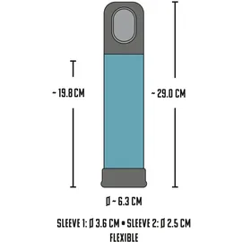Mister Boner Penispumpe „Automatic Vacuum“ mit 8 Saugmodi, transparent