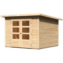 Woodfeeling Stockach 4 2,42 x 2,42 m natur