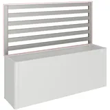 Biohort Rankgitter 398,3 x 4 x 91 cm Quarzgrau-Metallic