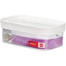 Emsa Optima rechteckig transparent/weiß 0,45 l