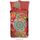 HIP Novali Blumen Mandala Terrakotta 135 x 200 cm + 2 x 80 x 80 cm