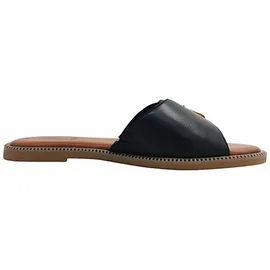 s.Oliver Pantolette Nieten Soft Foam Sohle Schnalle 5-27131-42, Größe:37 EU, Farbe:Schwarz - Schwarz 37