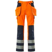 Mascot Almas Handwerkerhose, hi-vis orange/marine 82C60