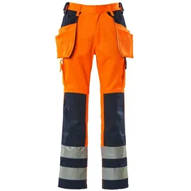 Mascot Almas Handwerkerhose, hi-vis orange/marine 82C60