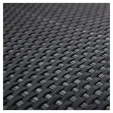 Haga HaGa® PE-Rattan Balkon Sichtschutz Balkonbespannung anthrazit