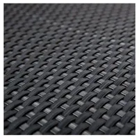 Haga HaGa® PE-Rattan Balkon Sichtschutz Balkonbespannung anthrazit