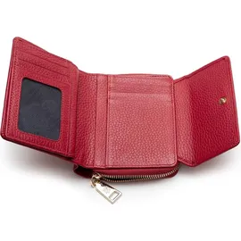 lazarotti Bologna Leather Geldbörse Damen Portemonnaie rot