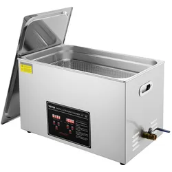 VEVOR Ultraschallreiniger Ultraschall Edelstahl-Reinigungsgerät 752 W, 30 L Ultraschallreinigungsgerät mit Digitaler Anzeige 0-30 Min, Reinigung Ultraschall für Schmuck, Brillen, Uhren usw.