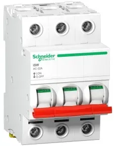 Schneider Electric A9S66391 Lasttrennschalter iSW 3P 100A 415V AC Knebel rot