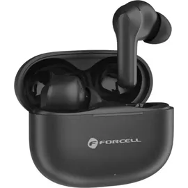 forcell F-AUDIO Bass Engine kabellose Bluetooth-Kopfhörer TWS ANC + ENC + TUYA APP Schwarz | Schwarz