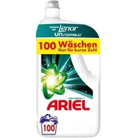 Ariel Waschmittel Universal+ Vollwaschmittel, flüssig, Touch of Lenor, 5 L, Waschladungen 100