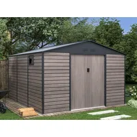 Vente-unique Gartenhaus Gerätehaus - 13,12 m2 - Stahl -