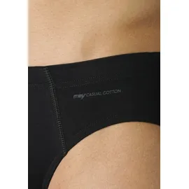 MEY Casual Cotton Slips schwarz 3XL 2er Pack