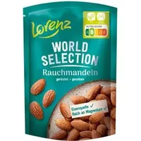 Lorenz Mandeln World Selection, geräuchert, geröstet und gesalzen, 100g