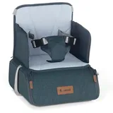 Jané Booster Seat, Sitzerhöhungen, Reisehochstuhl, Innenfach, gepolstert, widerstandsfähig, blau