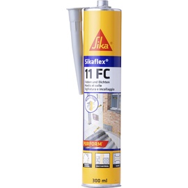 Sika – Kleb- und Dichtstoff – Sikaflex-11 FC Betongrau – geeignet für übliche Baustoffe – lösemittelfrei und emissionsarm – 300 ml
