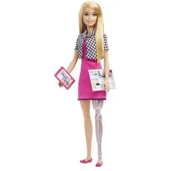 MATTEL HCN12 Barbie Innenarchitektin mit Beinprothese