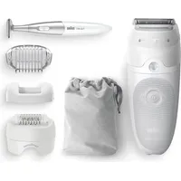 Braun Silk-épil 5 5-805 weiß/silber