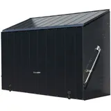 Trimetals Sesame Fahrradbox Metall Dunkelgrau 76x185x139 cm