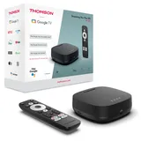 Thomson Streaming Box Plus 270, Android TV (Googlecast, Bluetooth, IR Remote Control, HDMI, WiFi, H.264, HEVC H.265), 4K Streaming