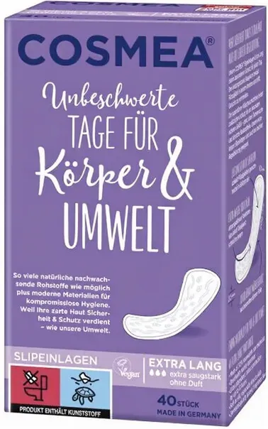 Cosmea Comfort Extra Lange Slipeinlagen 40 Stk