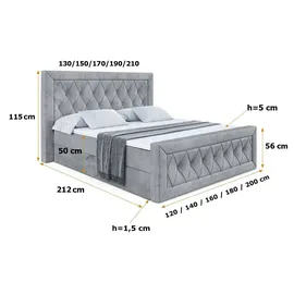altdecor Noel-Z 180 x 200 cm H4 Grau