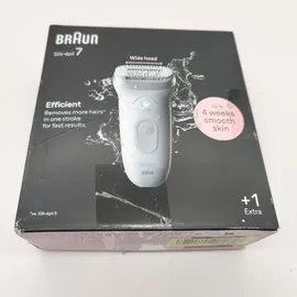 Braun Silk-épil 7 7-011 Weiß/Silber