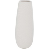 Boltze Vase Salina Steingut Höhe 31 cm weiß