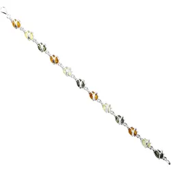 Armband OSTSEE-SCHMUCK "Ostsee-Schmuck Armband Alva Armband Alva", silber (silberfarben), Armbänder, Damen, 19cm, Silber 925 (Sterlingsilber)