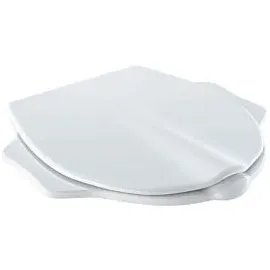 Geberit WC-Sitz mit Stützfunktion, Schildkrötendesign, weiß