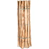 H4L Staketenzaun Holzzaun 120cm Höhe, Teichumrandung Haselnuss, Zaun 5m Länge, Gartenzaun, Lattenabstand ca. 7-9cm,