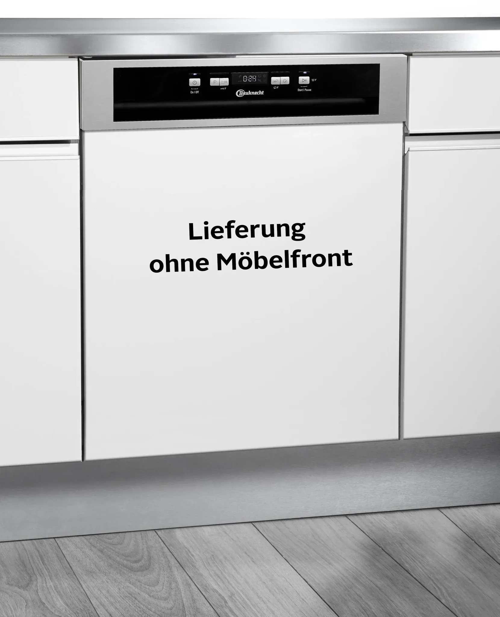 BAUKNECHT teilintegrierbarer Geschirrspüler 