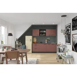 OPTIFIT Küchenzeile Palma 210 cm rot