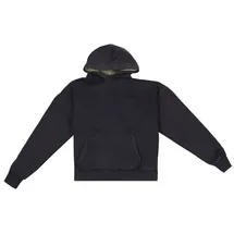 dropsize HEAVY OVERSIZE EMBO HOODIE - Schwarz