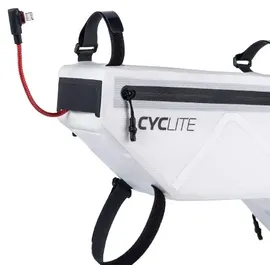 Cyclite Frame Bag Large 3,6 l grau/weiß
