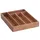 Zeller Besteckkasten Bambus 34 x 26 x 5 cm braun