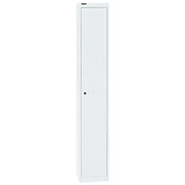 BISLEY Garderobenschrank Stahl 30,5 x 180,2 cm weiß